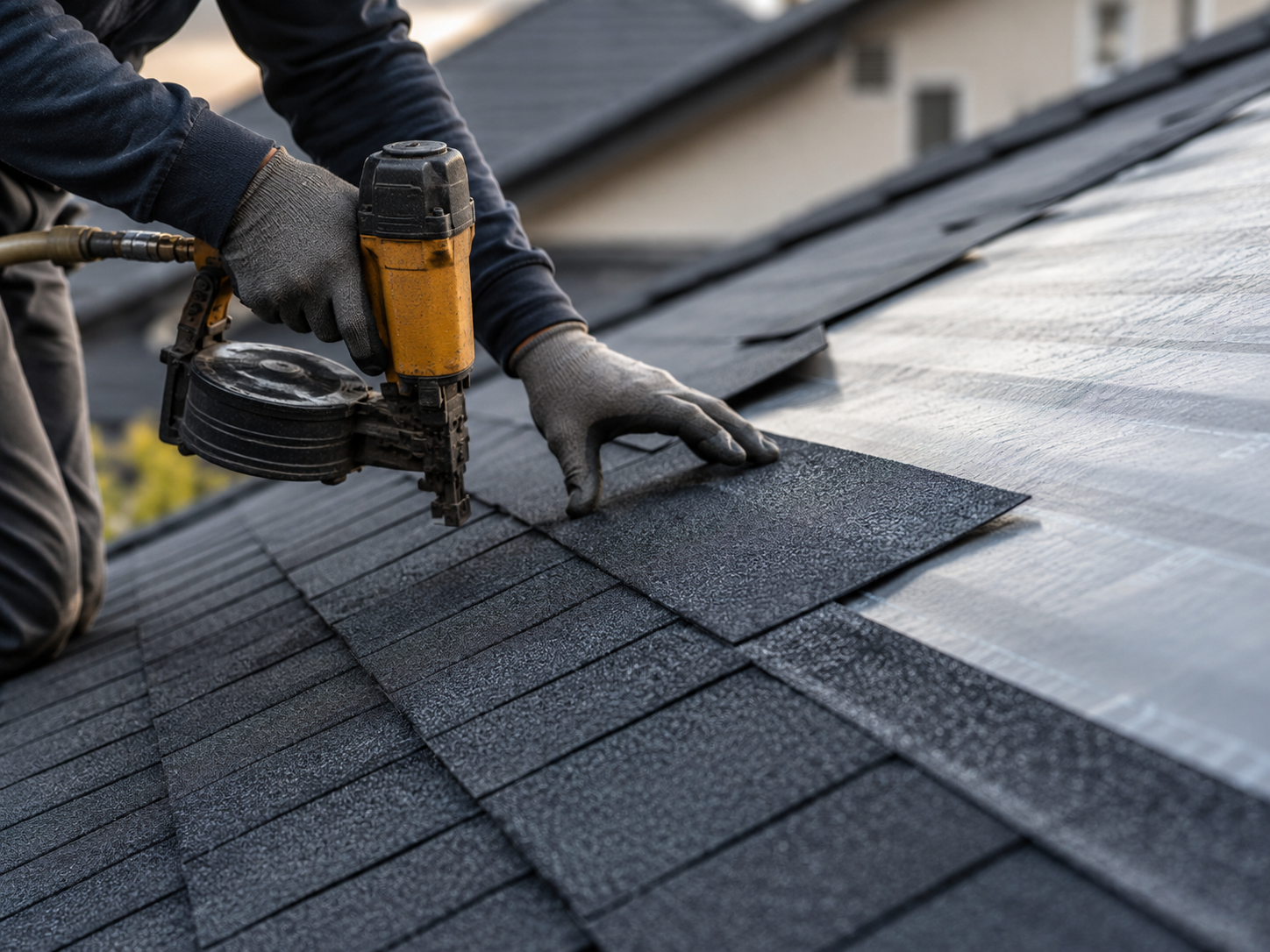 Quality roof tiling installation on a Brisbane home